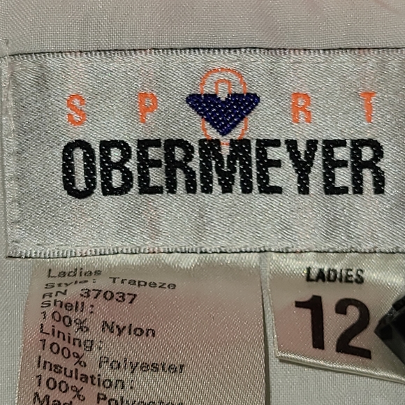 Obermeyer Sport Vintage Ski Jacket Womens Size 12 - Picture 3 of 6